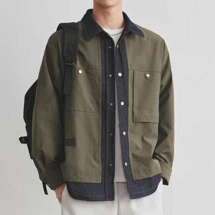 Men’s Button-Up Utility Jacket