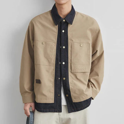 Men’s Button-Up Utility Jacket
