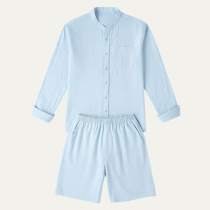 Men’s Casual Shirt and Shorts Set