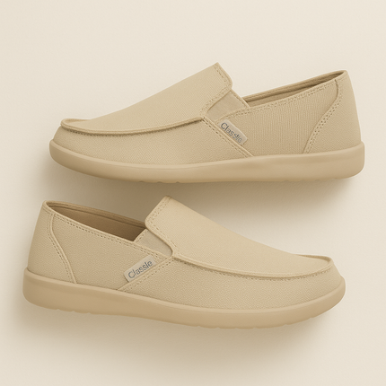 Men’s Casual Slip-On Loafers with Contrast Stitching
