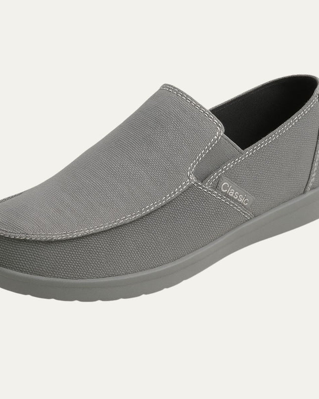 Men’s Casual Slip-On Loafers with Contrast Stitching