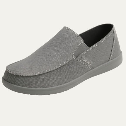 Men’s Casual Slip-On Loafers with Contrast Stitching