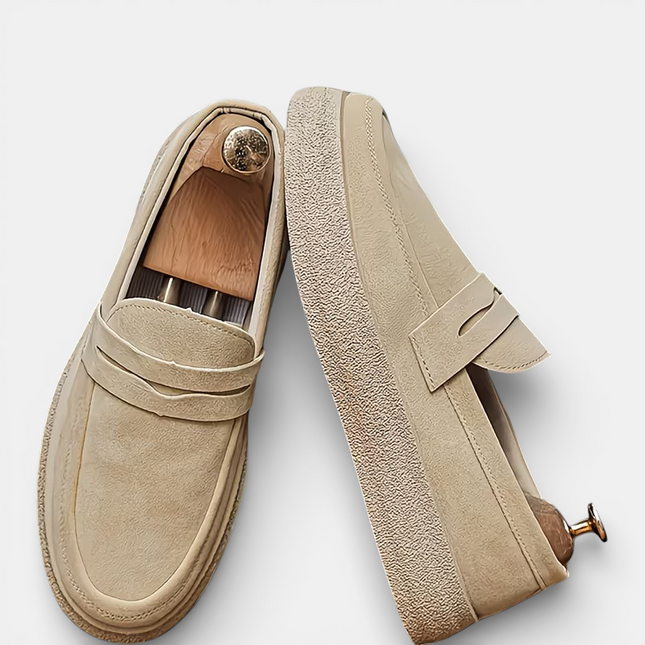 Men’s Casual Suede Slip-On Loafers