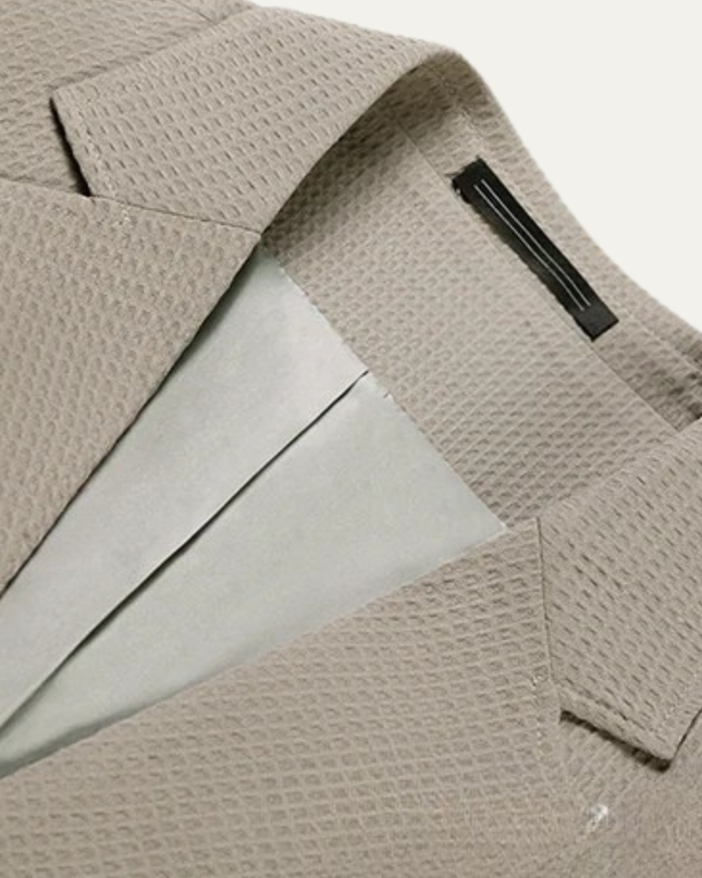 Men’s Casual Textured Suit Blazer