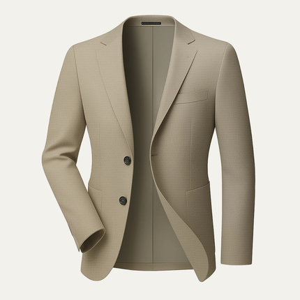Men’s Casual Textured Suit Blazer