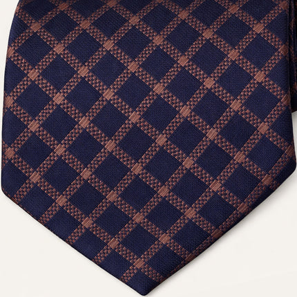 Men’s Check Pattern Tie