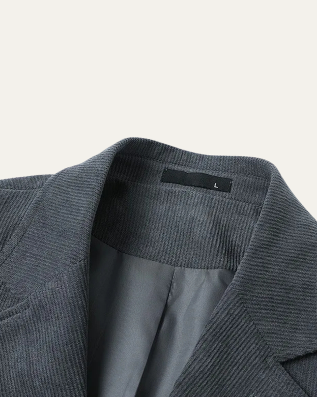 Men’s Classic Two-Button Notched Blazer