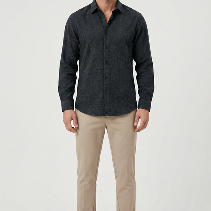 Men’s Clean Cut Linen Shirt
