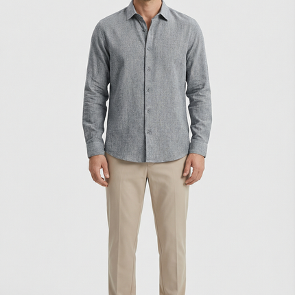 Men’s Clean Cut Linen Shirt