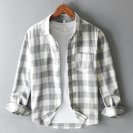 Men’s Coastal Check Button-Up Shirt