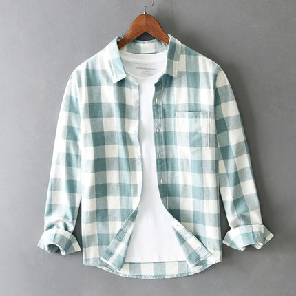 Men’s Coastal Check Button-Up Shirt