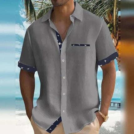 Men’s Coastal Contrast Trim Shirt