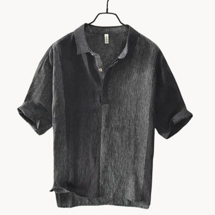 Men’s Color Block Polo Shirt – Short Sleeve Summer Top
