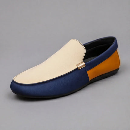 Men’s Colorblock Slip-On Driving Loafers