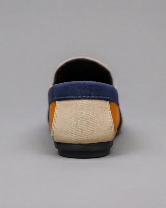 Men’s Colorblock Slip-On Driving Loafers