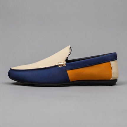 Men’s Colorblock Slip-On Driving Loafers