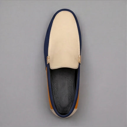 Men’s Colorblock Slip-On Driving Loafers