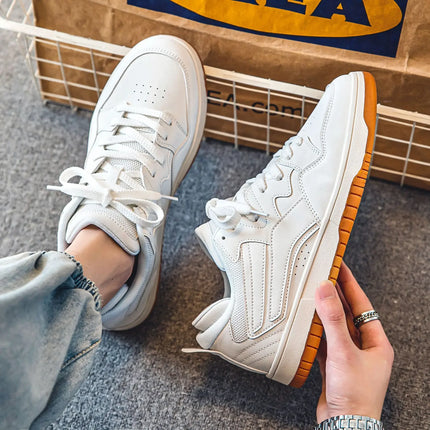 Men’s Contrast Lace-Up Sneakers