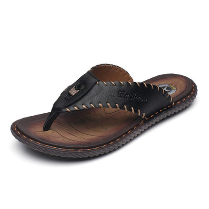 Men’s Contrast Strap Flip Flops