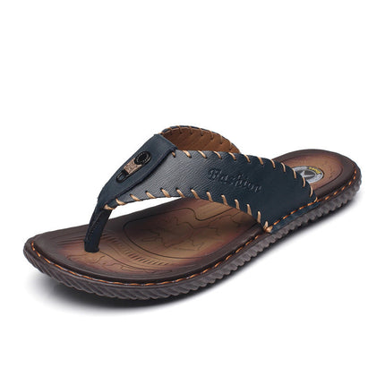 Men’s Contrast Strap Flip Flops