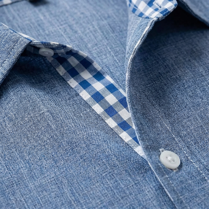 Men’s Contrast Trim Pocket Shirt