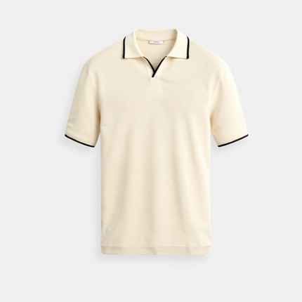 Men’s Contrast Trim Polo Shirt