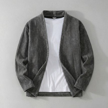 Men’s Corduroy Open Front Jacket