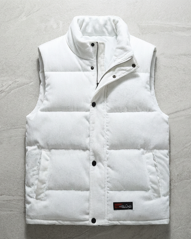 Men’s Corduroy Puffer Vest