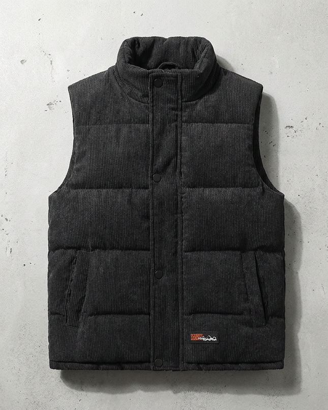 Men’s Corduroy Puffer Vest