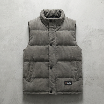 Men’s Corduroy Puffer Vest