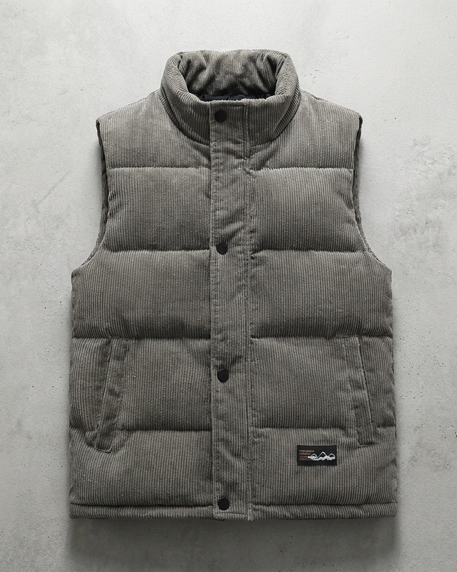 Men’s Corduroy Puffer Vest