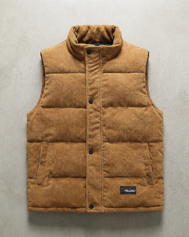 Men’s Corduroy Puffer Vest