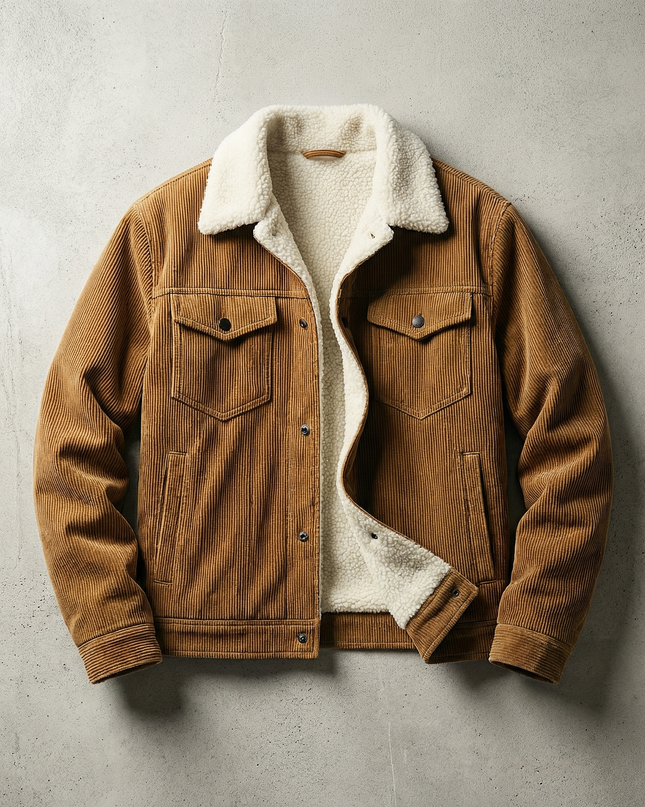 Men’s Corduroy Sherpa Jacket