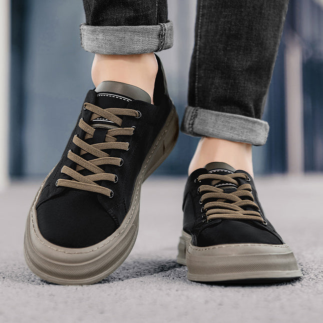 Men’s Crestline Lace-Up Court Sneakers