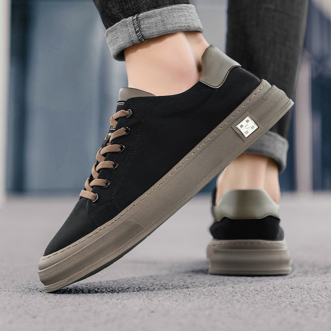 Men’s Crestline Lace-Up Court Sneakers