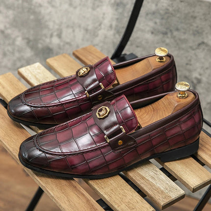 Men’s Croc Strap Loafers