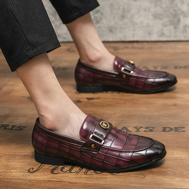Men’s Croc Strap Loafers