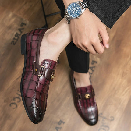 Men’s Croc Strap Loafers