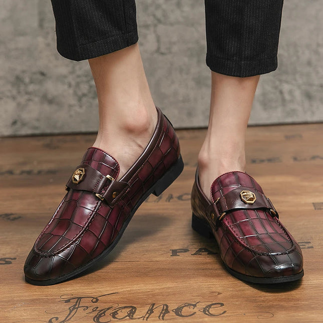 Men’s Croc Strap Loafers