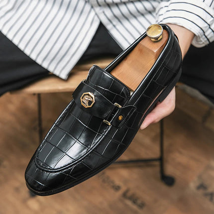 Men’s Croc Strap Loafers