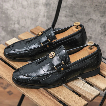 Men’s Croc Strap Loafers