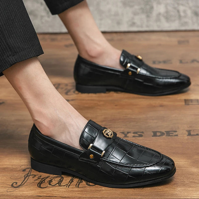 Men’s Croc Strap Loafers