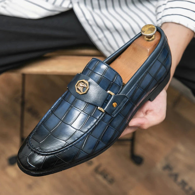 Men’s Croc Strap Loafers
