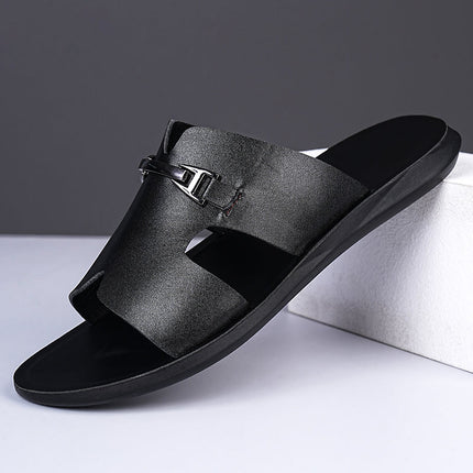 Men’s Cutout Strap Slide Sandals