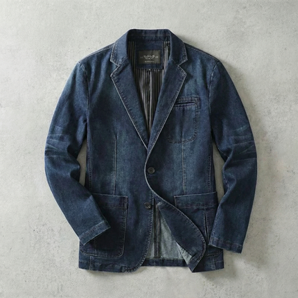 Men’s Denim Blazer Jacket