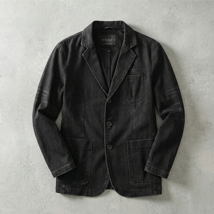 Men’s Denim Blazer Jacket
