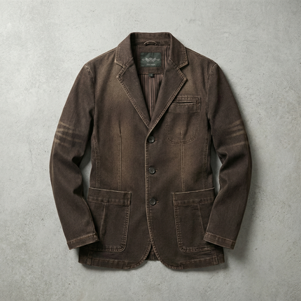 Men’s Denim Blazer Jacket