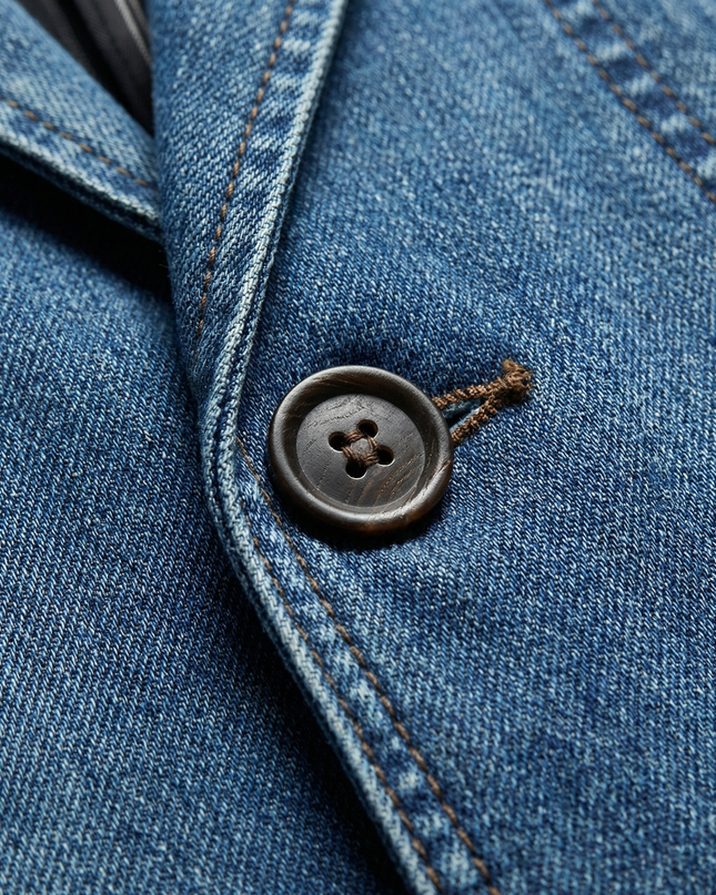 Men’s Denim Blazer Jacket