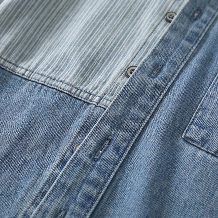 Men’s Denim Panel Shirt