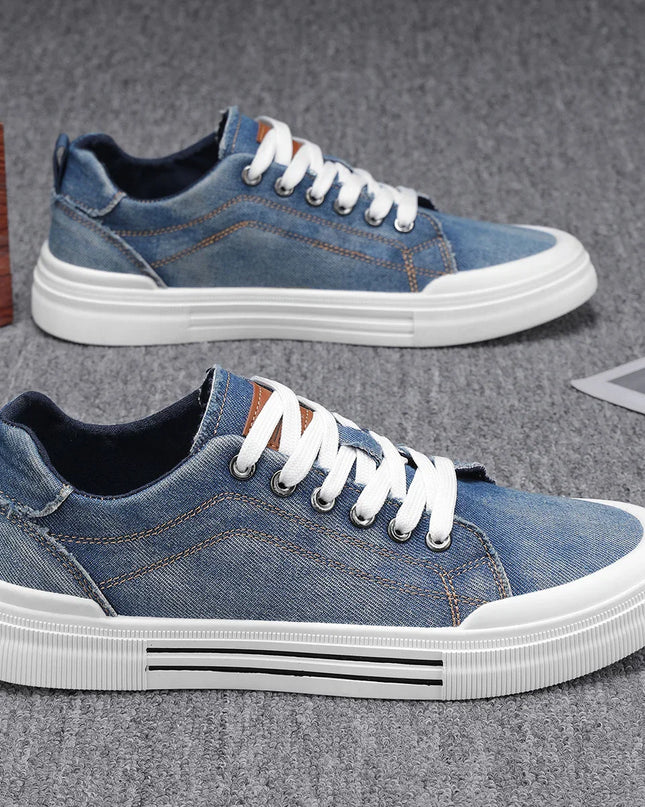 Men’s Denim Street Court Sneakers